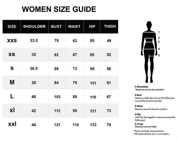 Women size guide
