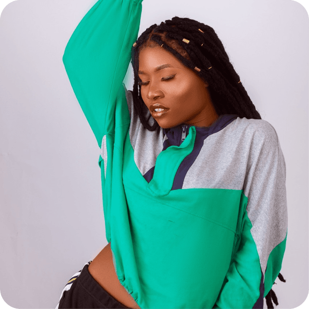 Amara Cozy Green Jacket